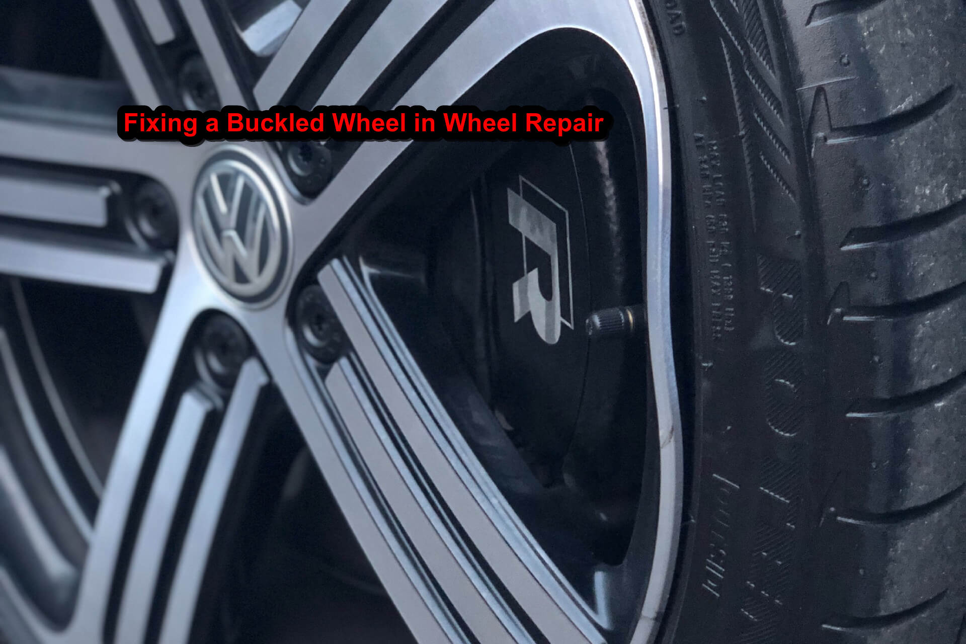 Fixing a Buckled Wheel in Wheel Repair
