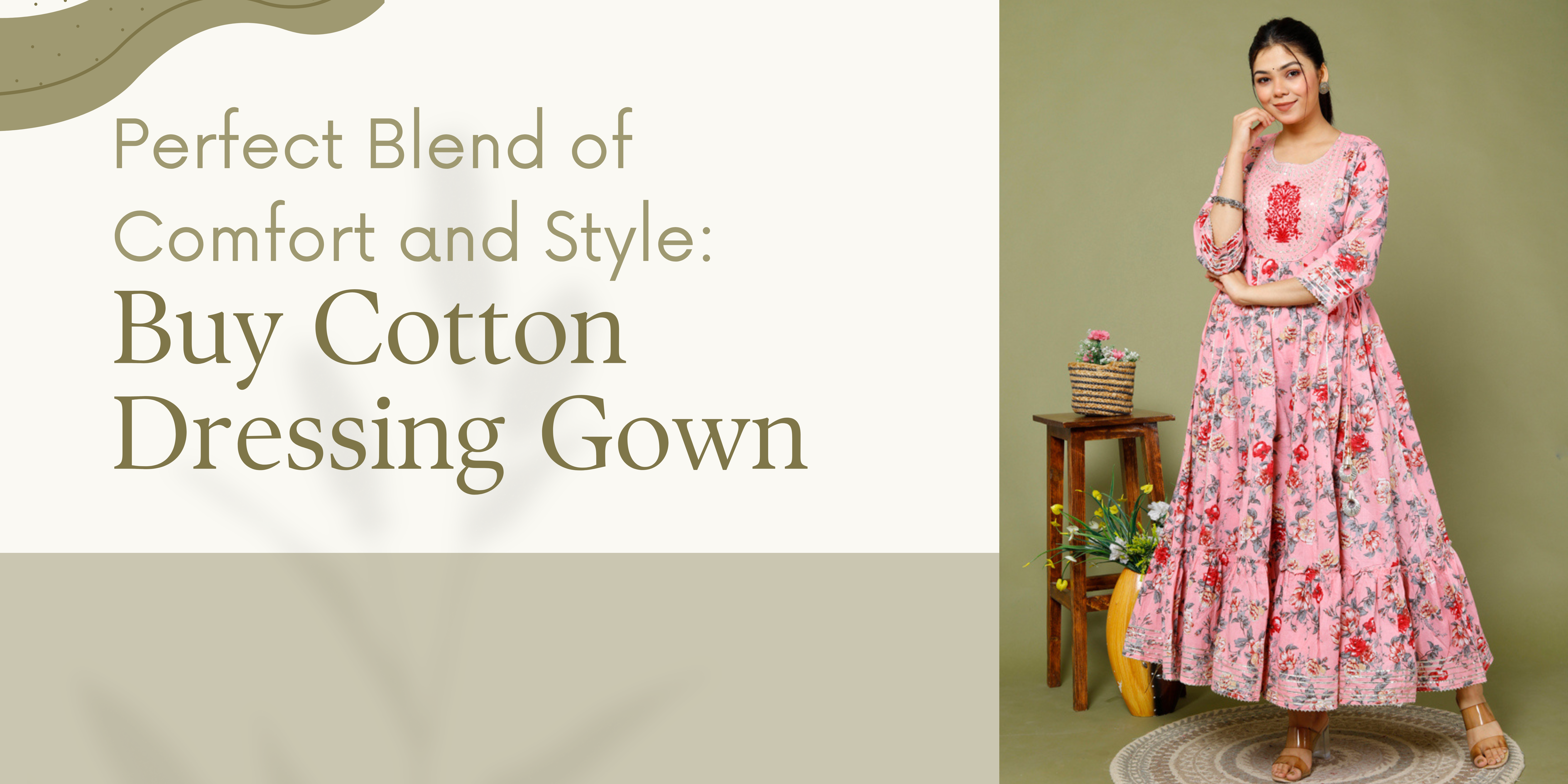 Perfect Blend of Comfort and Style: Buy Cotton Dressing Gown